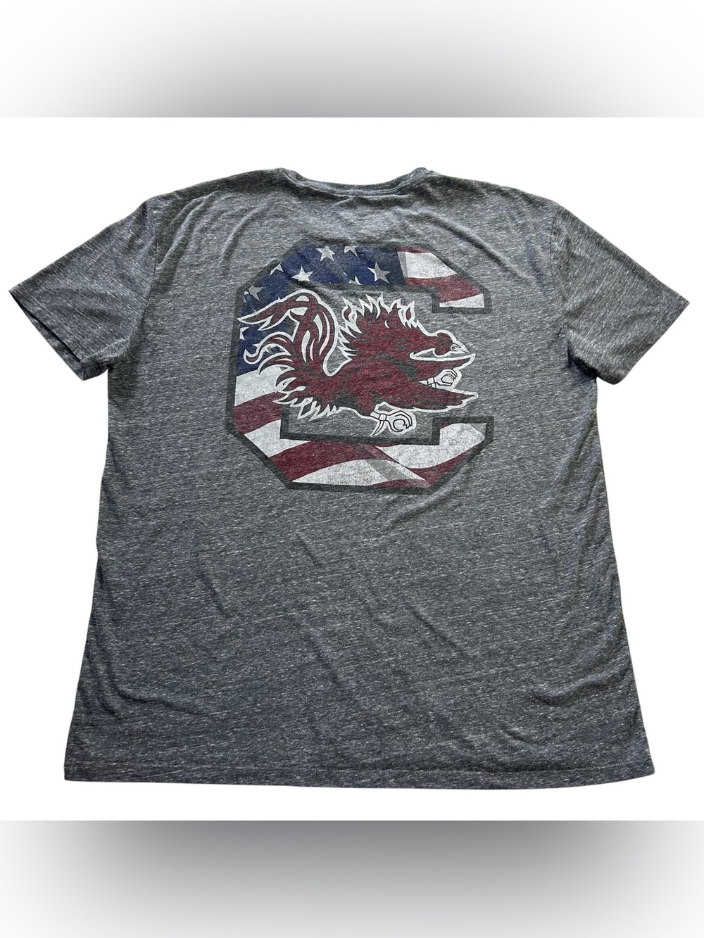 South Carolina Gamecocks Men’s Barefoot Campus Outfitter USA 2-Sided T-Shirt XL